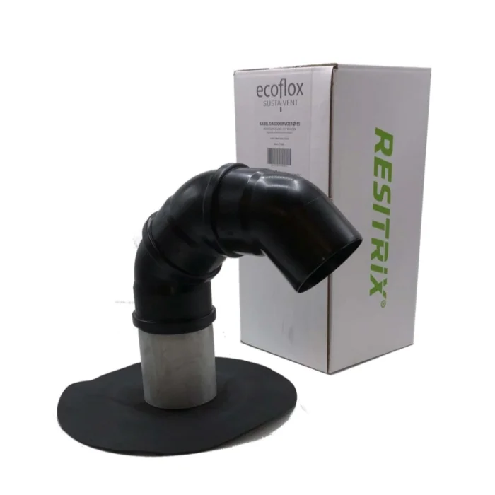 Susta-Vent® prefab kabeldoorvoer Resitrix: De waterdichte oplossing voor airco- en zonnepaneelleidingen