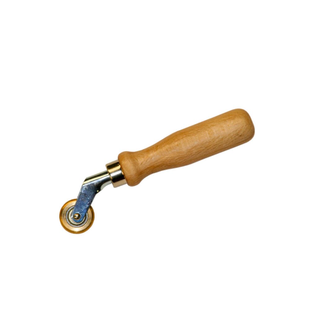 Messing aandrukroller