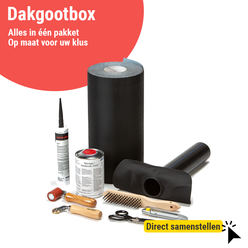 Dakgoot renovatie pakket